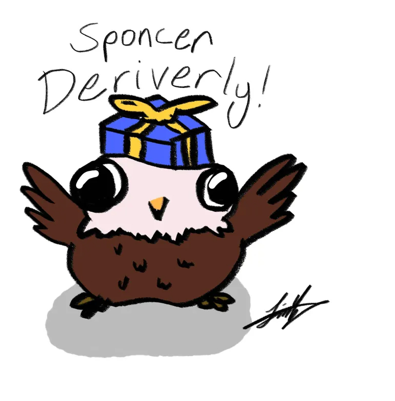 SponCer deriverly eeGLE art by Smiddy 🎁🦅

Sponsor Eagle not being given the respect it deserves for dropping free loot on y'all smh

#PewDiePie's Tuber Simulator