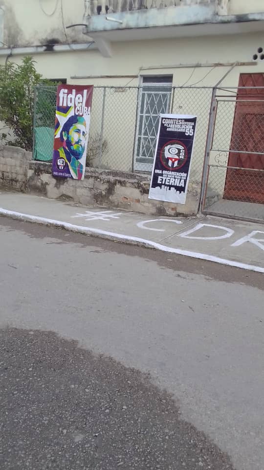 Fiesta de barrio en el Palmar,inicia jornada de actividades por una aniversario más de los #CDR, en #Marianao305 seguimos en combate.