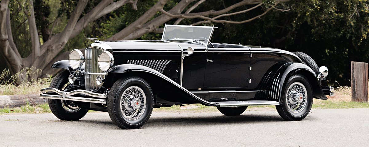 This exceptional 1934 #Duesenberg Model J Disappearing-Top Convertible Coupe, fitted with rare dual rear spares, just #SOLD for an astounding $3,085,000! #StanLucasCollectionAuction