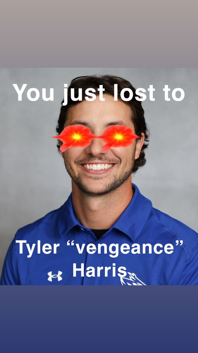 Honorary coach post for the revenge game W <a href="/CoachTeeHarris/">Tyler Harris</a>
