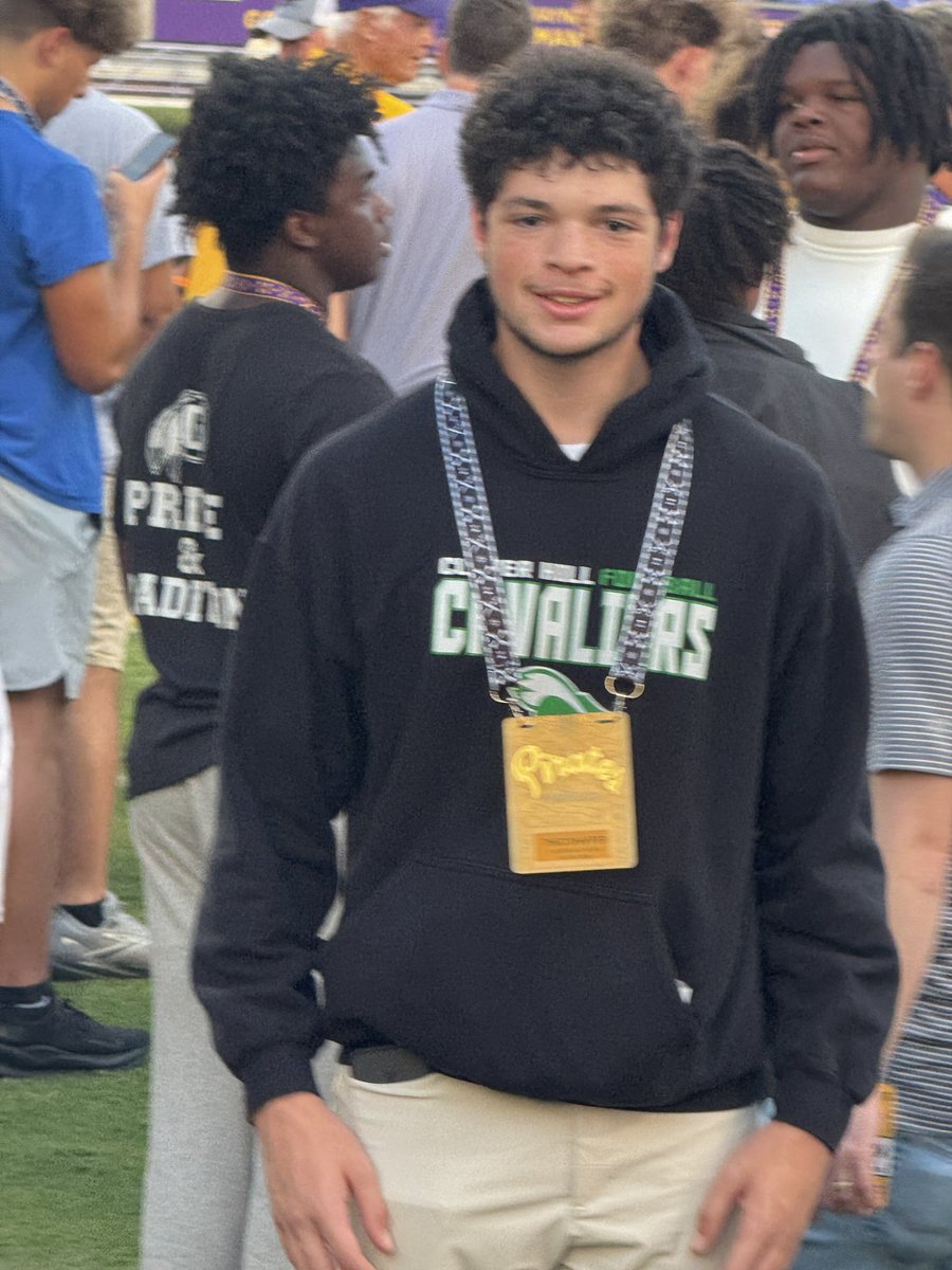 East Carolina U recruiting visit. <a href="/CHCavsFB/">Clover Hill Football</a> <a href="/Coach_Hutchings/">Matt Hutchings</a>
