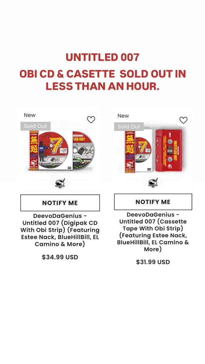 DEEVODAGENIUS's tweet image. Second drop… Did it again 😂😂😂😂 
Sold tf out. UNTITLED 007 OUT NOW.