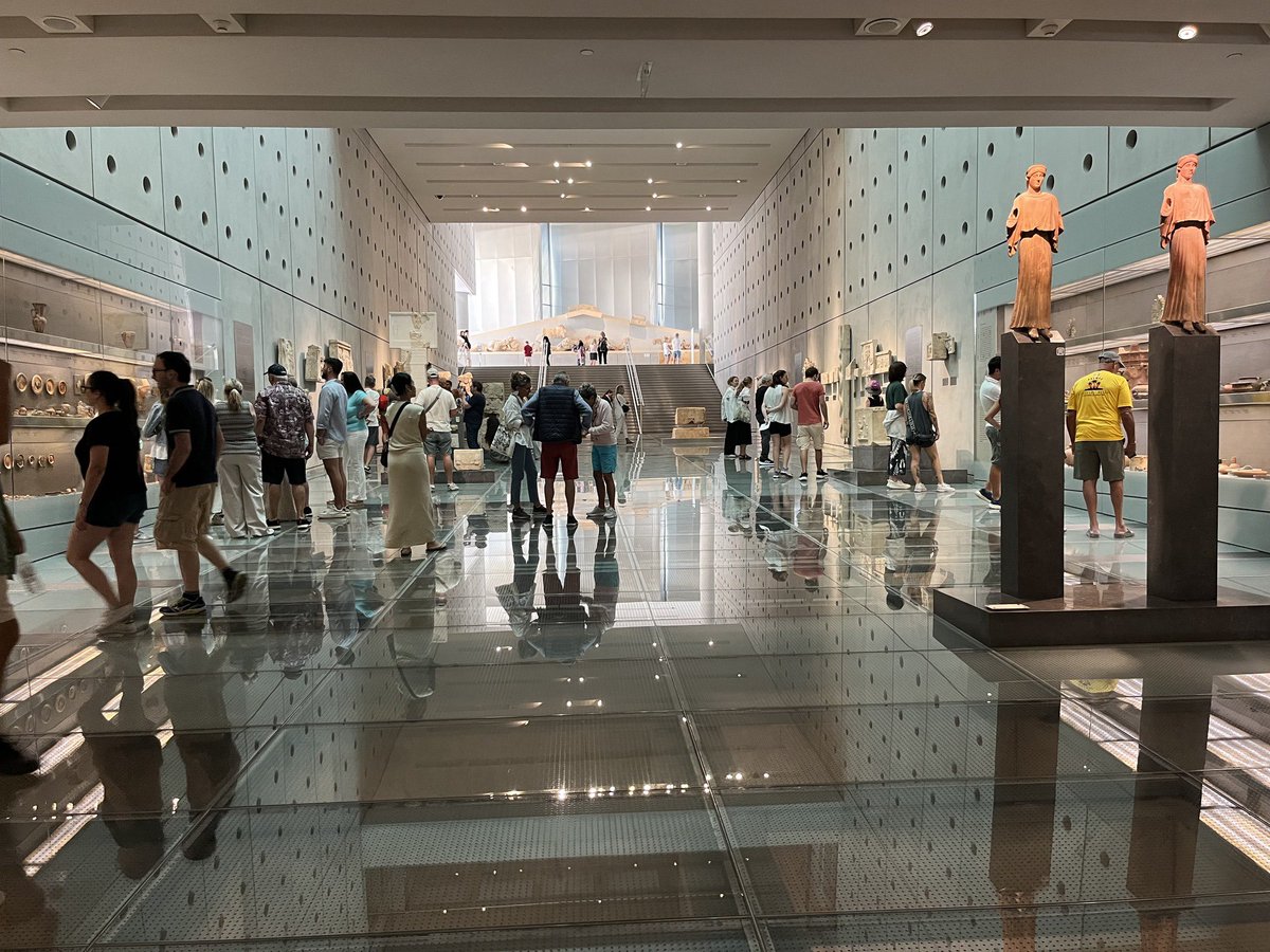 AzorcanGlobal's tweet photo. On day 1 of our Classical Greece tour we visited the #acropolismuseum 
&amp; then up to the #Acropolis to view the iconic #Parthenon temple, #propylaea, &amp; #Erechtheum.
Walking down we saw the ancient Theatre of Dionysos, &amp; the Odeon of Herodes Atticus.
#azorcan #azorcantours https://t.co/h06m3K86Kl