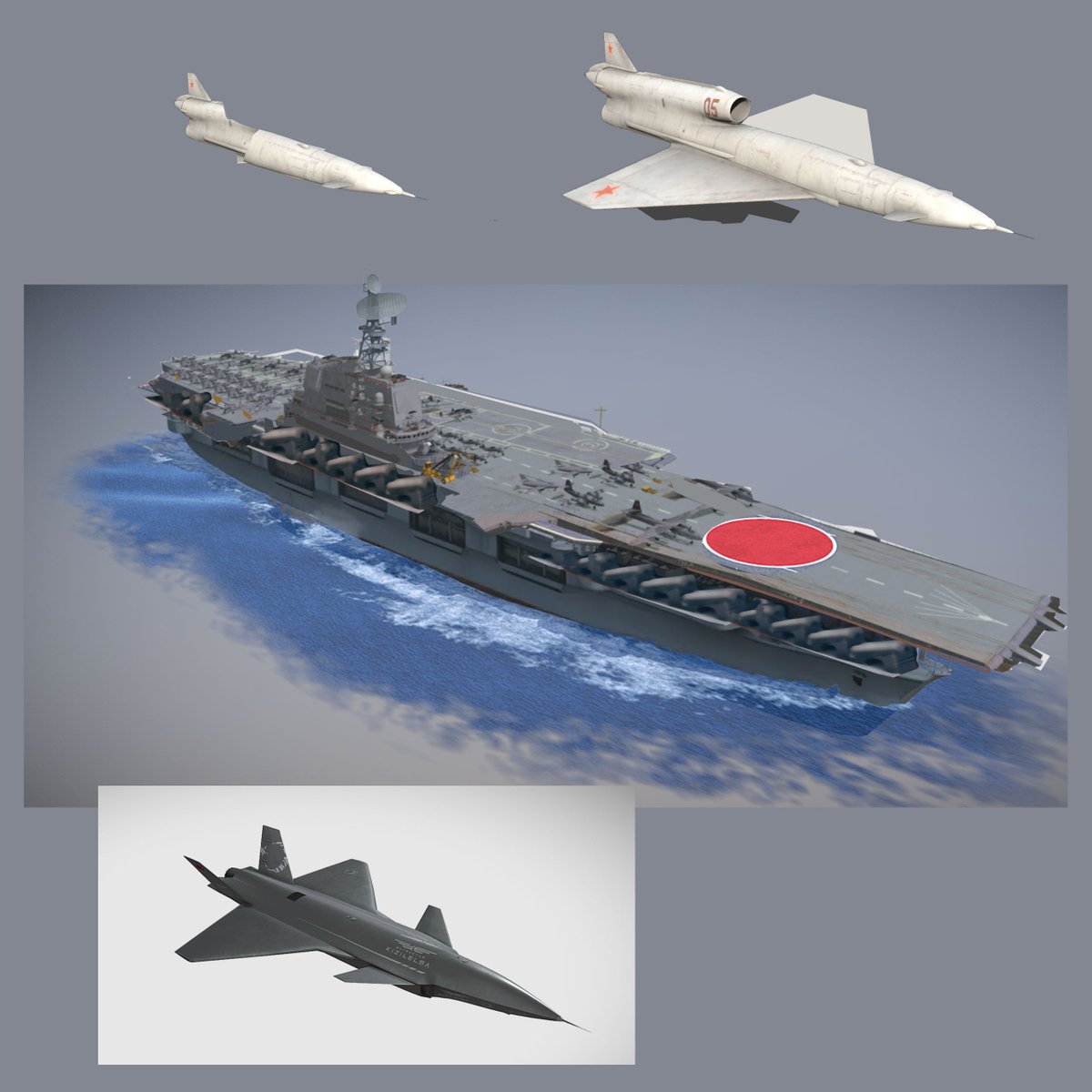 kaisercatcinema's tweet image. What if Pearl Harbor happened in 2041? Some #kitbash #3d #althistory concepts with a sci-fi edge. Join the newsletter if you&apos;d like to see more! kaisercatcinema.com/ww2043