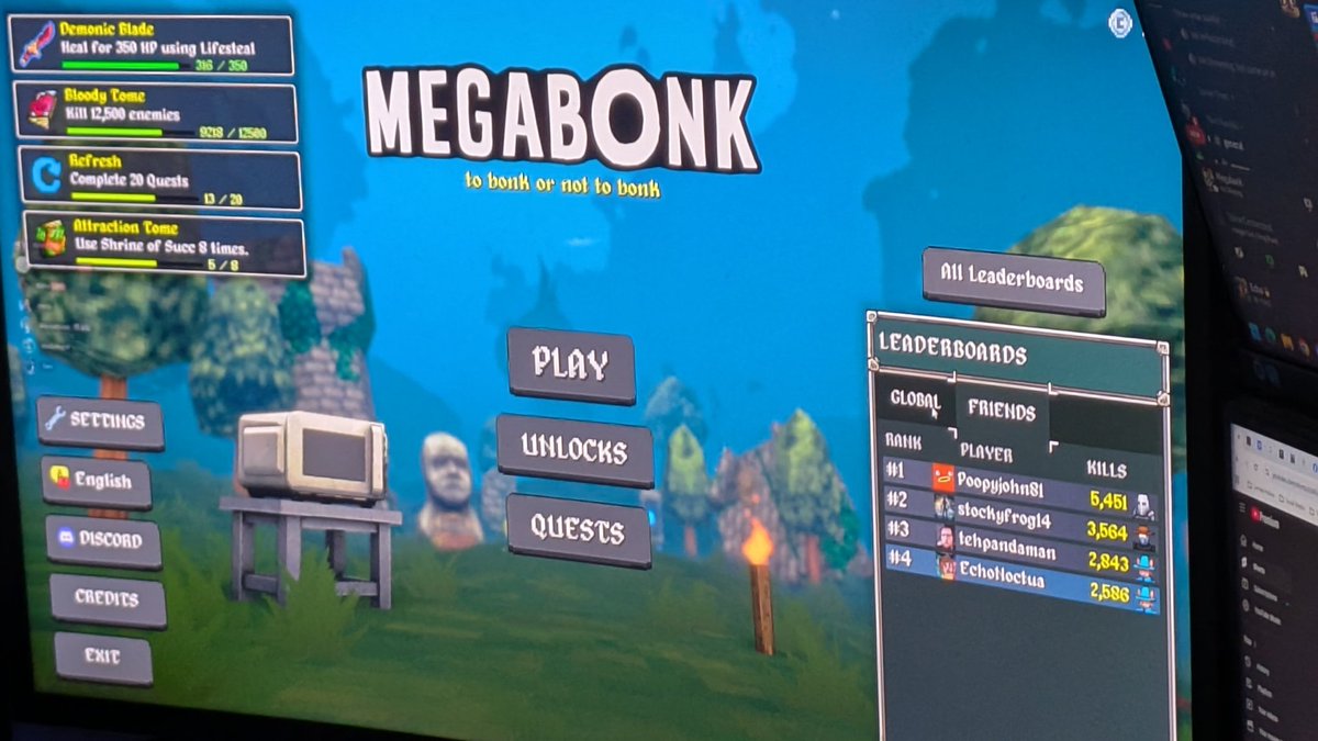 I am OBSESSED with MegaBonk right now!! So fun!