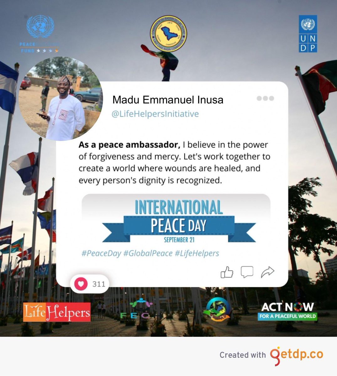 #PeaceDay #Lifehelpersinit