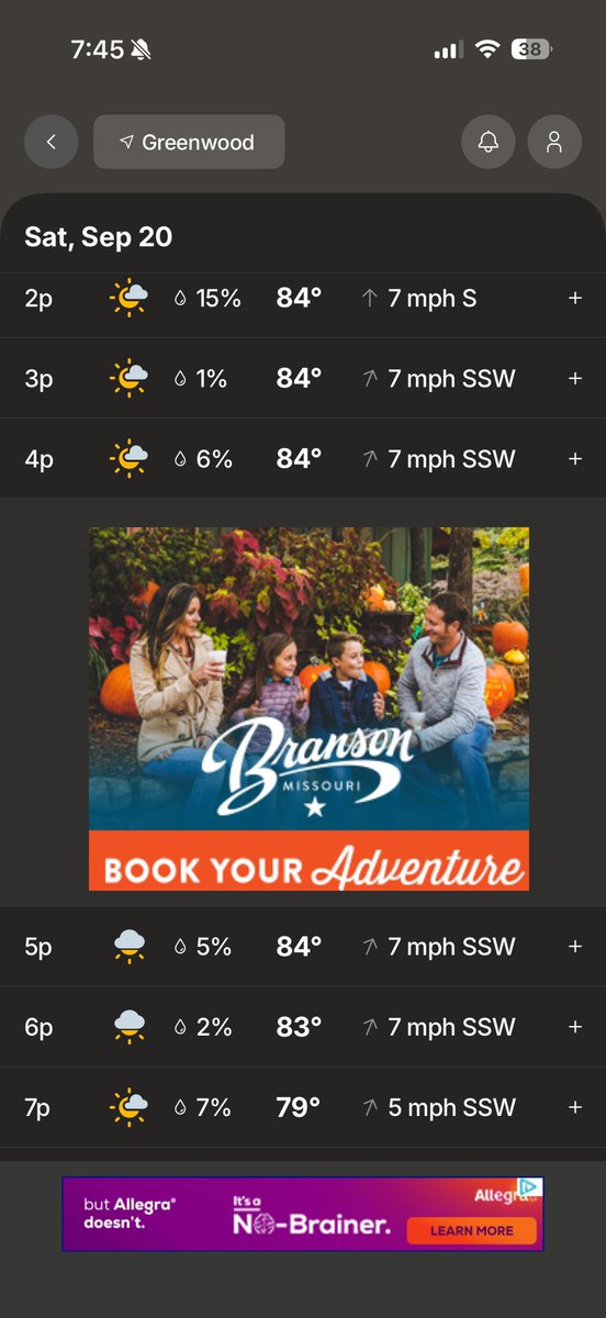 CodyFutures's tweet photo. First pictures show the most popular weather apps showing no rain for our church event today. @bam_weather Clarity said differently as shown in the 3rd screenshot. We have had storms for the last hour. Amazing work Clarity for always being accurate! https://t.co/DAV1YXENcs