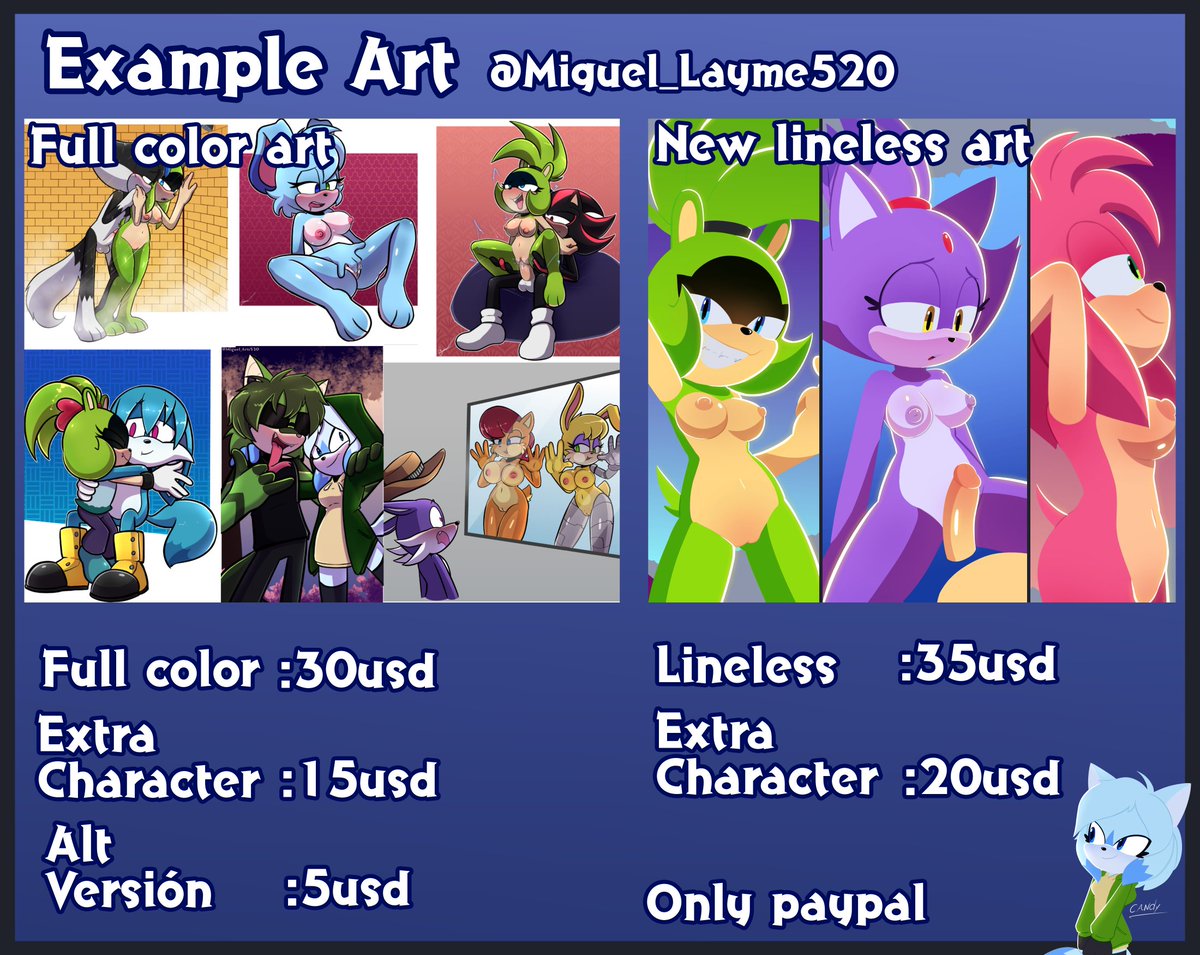 🩵⭐Commissions Open⭐🩵

New Lineless style available!
Now you can choose between two art styles: Full Color or Lineless! ✨ Pick the one you like best!

#SonicTheHedgehog #Commission #opencommission #nsfw #lineless #sonicfanart #CommissionOpen #NSFW