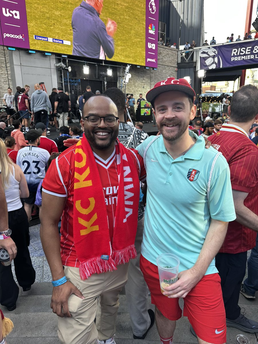 Way to represent, Reds 👊

👏 Shout out to the all LFC supporters from across the country who came together in KC today to cheer on the Reds in front of a national audience as part of NBC’s broadcast. 

🔴 Huge thanks to all the fans who showed up, sang loud, and turned KC RED.