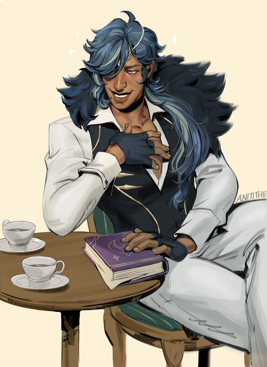 Comm for the lovely @AKITARUS a chance to go back to my roots and draw #kaeya ✨