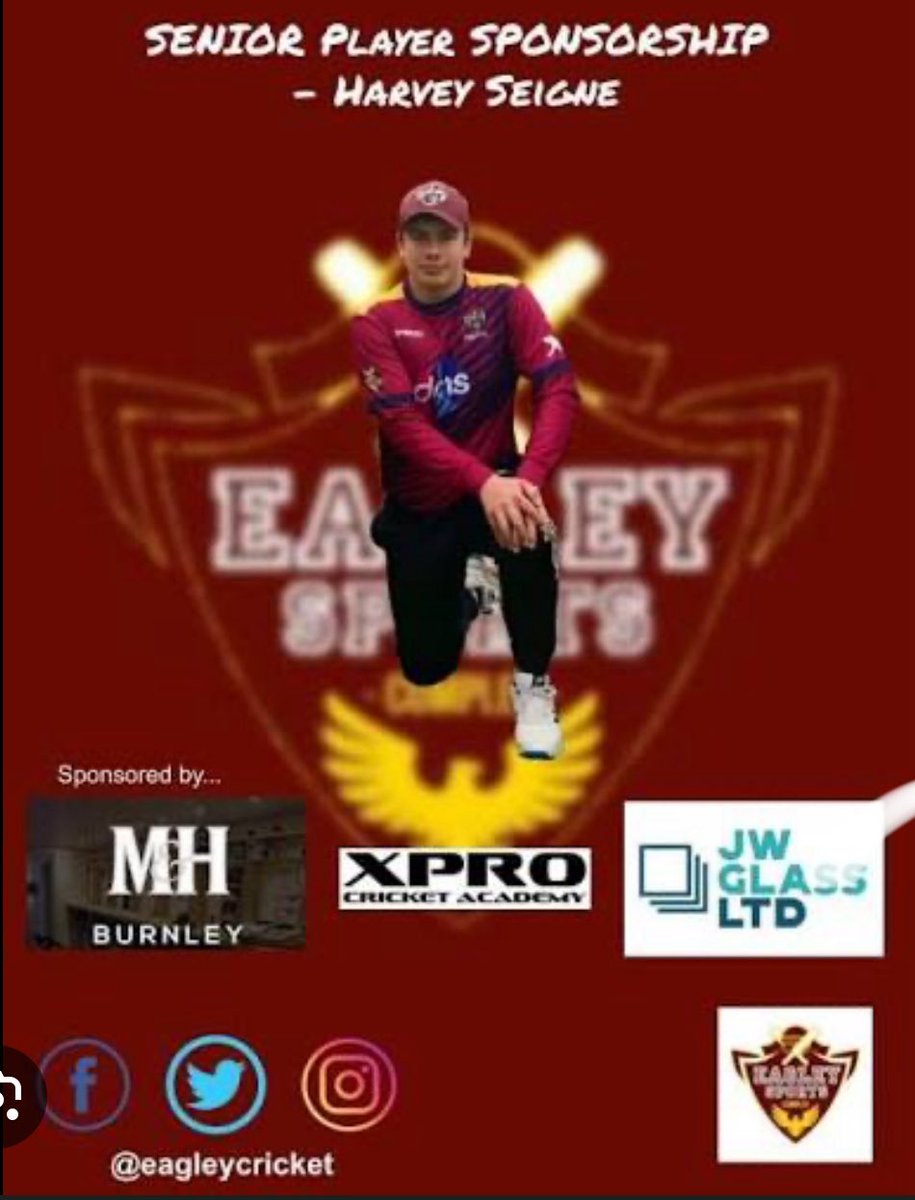 7.Harvey seigne (<a href="/EagleyCricket/">Eagley Cricket Club</a>)

An Eagley lad through and through,poor lad,he should probably be higher in the order but we forgot about him so he comes in at 7 to finish it for us,loves a tea every 2 weeks , sponsored by <a href="/mandhcricket/">Millichamp & Hall</a> so must be a gooden win us the game harv !