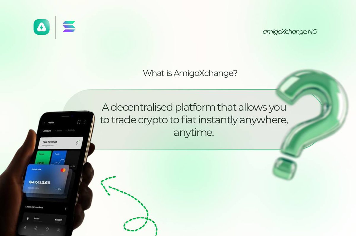 <a href="/teleHealthS0l/">teleHealthSol 🩺🧬</a> <a href="/evrythingblueHQ/">Evrything Blue</a> <a href="/AmigoXchange/">AmigoXchange || Beta</a> <a href="/SuperteamNG/">Superteam Nigeria</a> ➤ <a href="/AmigoXchange/">AmigoXchange || Beta</a>

“🎶 my amigo, balotelli”

a popular line in one of shalipoppi’s track - Laho.

but this time, our Amigo is an off-ramp platform that allows you convert your crypto to naira instantly.