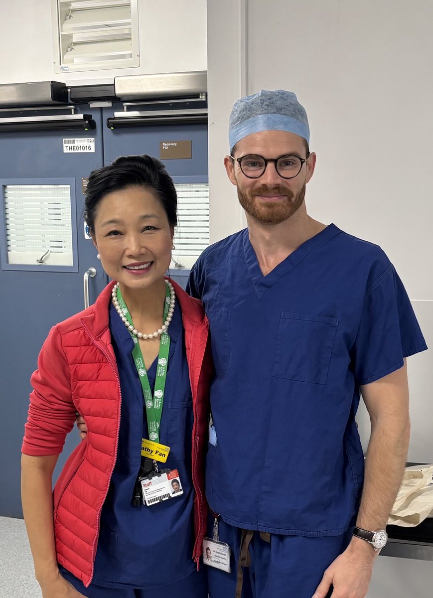 KathyFanSurgeon's tweet photo. Today is Rhodri’s last on call as a resident. His very first on call was also with me—and I even interviewed him for dental school! Full circle moment. So proud as he moves on #MaxFax #OMFS #MaxilloFacial surgeon @BAOMSOfficial @KingsCollegeLon https://t.co/tjcV0SbsRJ