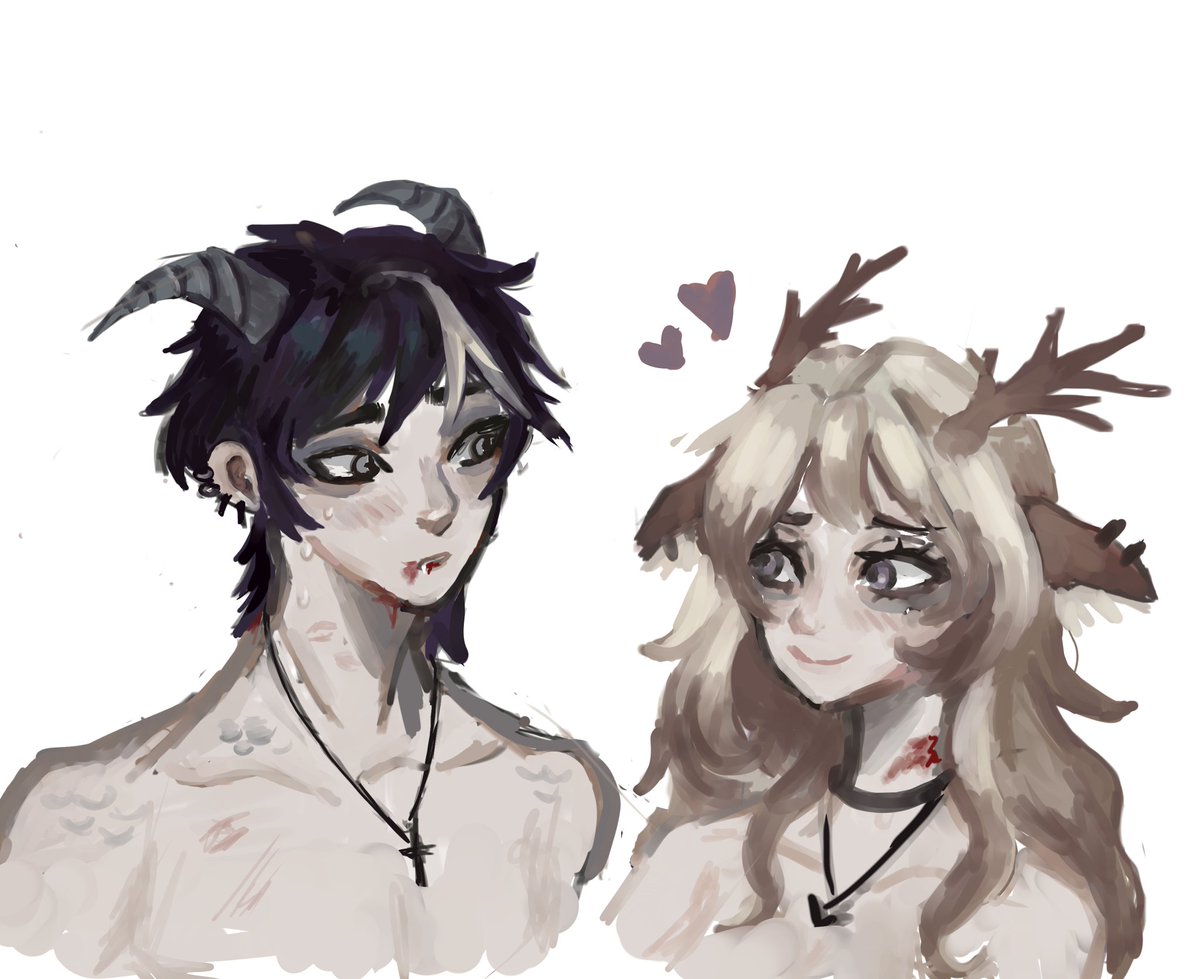 Me and my bfs sonas very in looove tw: lil suggestive
#art #ocart