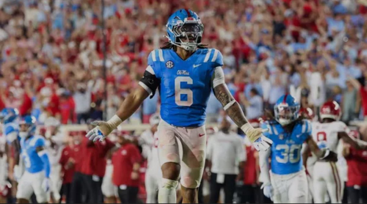 After a great conversation with <a href="/CoachJoeCox/">Joe Cox</a> I am blessed to receive my 7th division one offer from <a href="/OleMissFB/">Ole Miss Football</a>!
#hottytoddy 
<a href="/ScoutFball/">QB Country Media</a> 
<a href="/OrangeBeachFB/">Orange Beach HS Football</a> 
<a href="/Rivals/">Rivals</a> 
<a href="/BrandonHuffman/">Brandon Huffman</a>