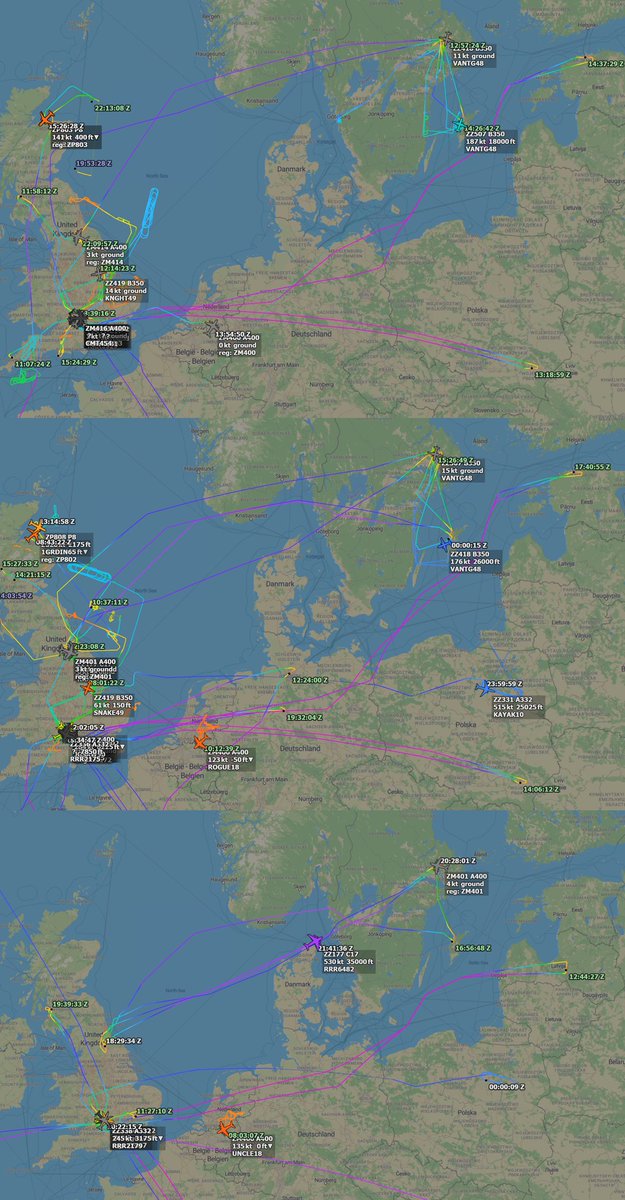 Likely exercise. Intense RAF activity the last few days, lots of forces deploying in to Swedish Gotland &amp; Uppsala including Army Apaches and ISR Shadows. 

Flights in to Baltics, Germany and Poland. CAP flying over Poland with Voyagers and Typhoons out of the UK.