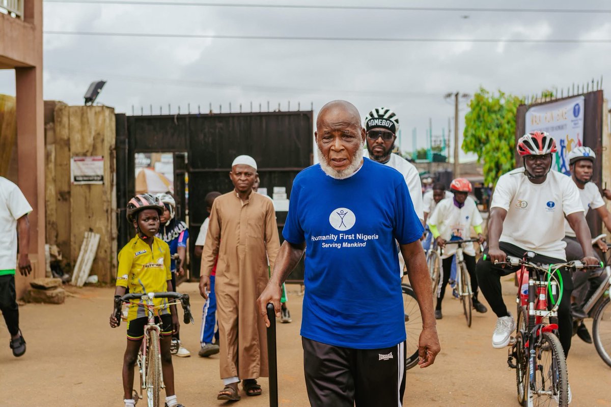 HFI1995's tweet image. HF #Nigeria team came out in force in Ojokoro in a final event for our #WalkRunBike event