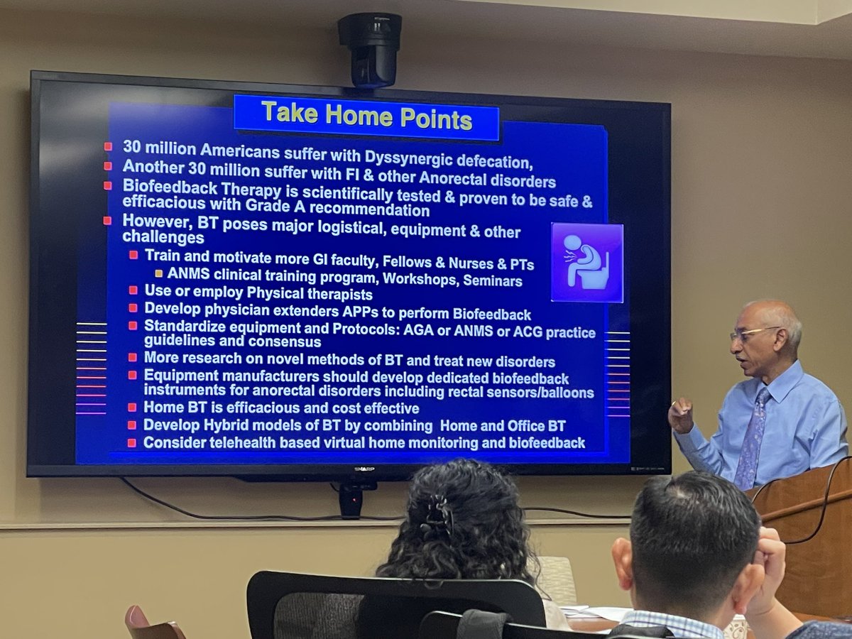 Spent 2️⃣ days learning at the GI motility workshop 🧠💩 at MCG, Augusta University

🖥️ ARM | 📈 TAMS | 🎯 Biofeedback | ⚡ TNT &amp; more!

Huge thanks to Dr. Satish Rao &amp; the amazing team 🙏