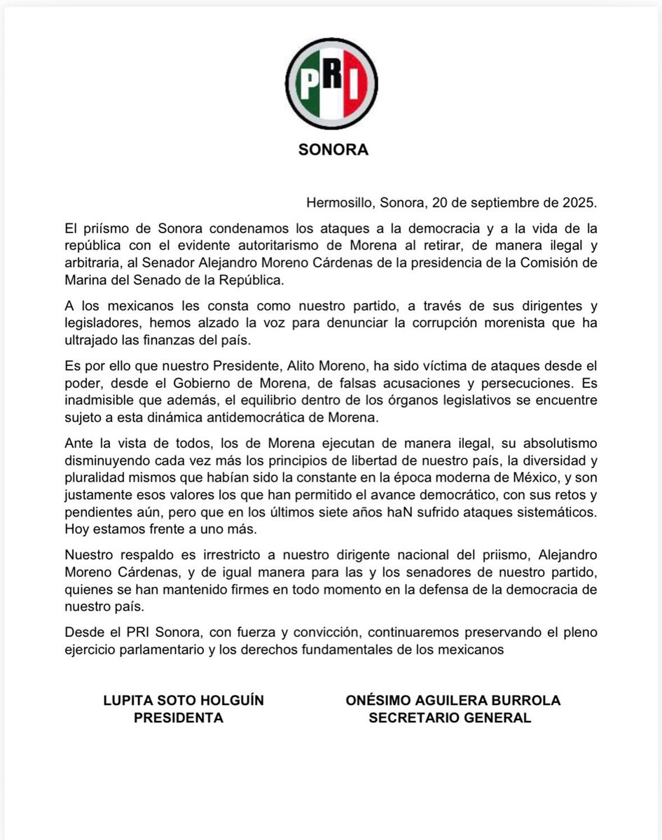 PRI Sonora tweet media