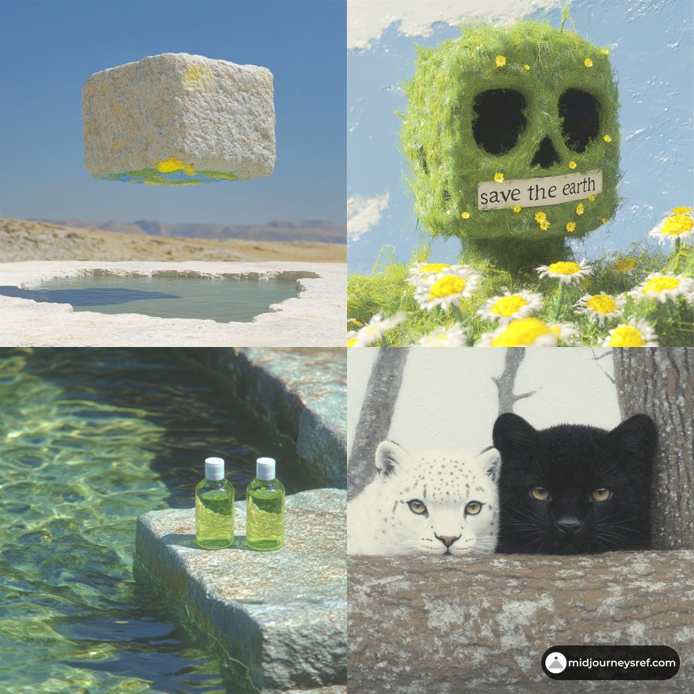 Crave airy Nordic magic realism in Midjourney? ✨
Use: ethereal lighting, minimal composition, soft focus.
Perfect for eco campaigns, luxe branding, nature art. Try: --sref 534505 --v 6.1 --sv4 ❄️#midjourney #sref