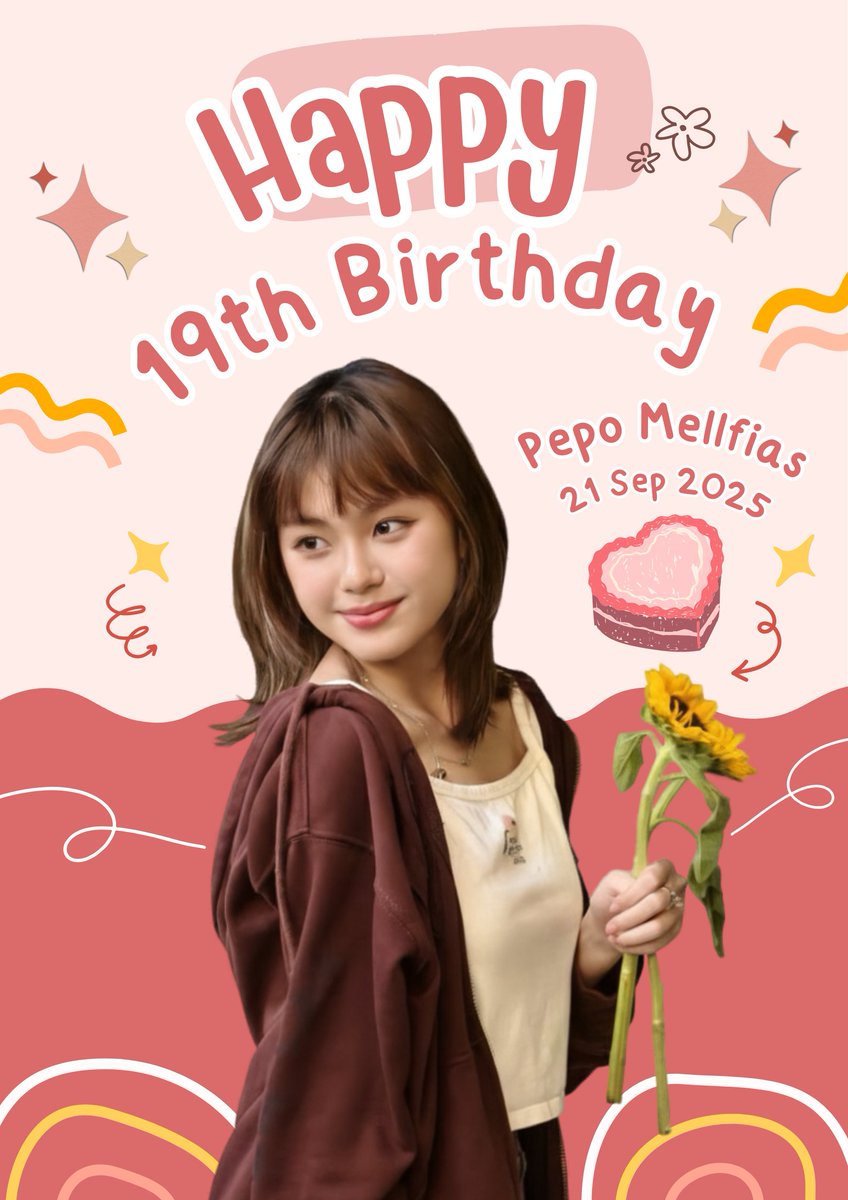 PepoJT_ThFc's tweet photo. [ 🎂✨ ] 21 Sep 2025

Happy 19th Birthday 🎉
PEPO MELLFIAS ⭐

มาร่วมอวยพรวันเกิดปีโป้กันได้น้าา 🫶🏼
#Pepo_Mellfias #MELLFIAS
@mellfias https://t.co/cKH3x2T0ZH