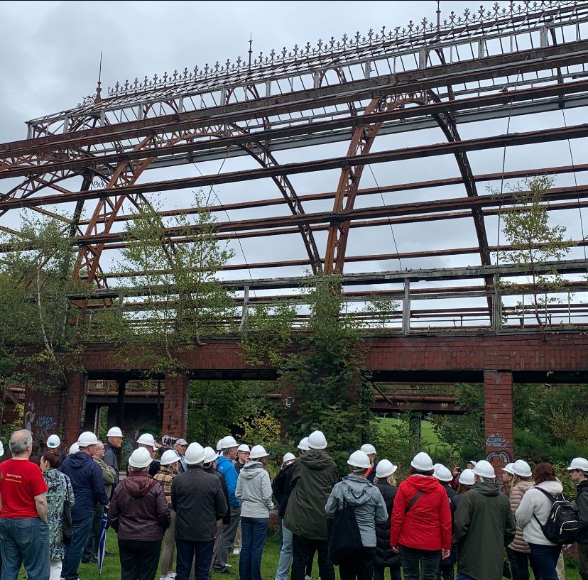 PaulJSweeney's tweet image. We had a huge turnout for the Springburn Winter Gardens Trust's historical walking tour as part of Glasgow Doors Open Day!
If you have time on Sunday afternoon, come up to the @auditoriumcic in the park from 4 pm to discuss @SpringburnWG's restoration plan for the Winter Gardens
