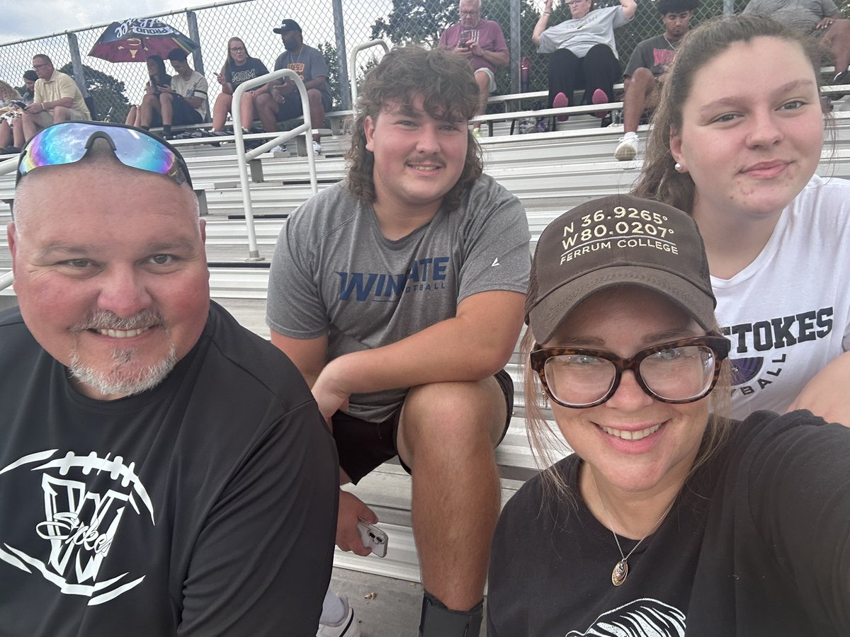 Busy weekend of sports 🏐🏈 for TEAM WHITT! Official Visit for <a href="/whittleah3/">Leah Whitt</a> on Friday and Saturday with UNC Pembroke Volleyball; and then headed over to watch <a href="/SamWhitt_52/">Samuel Whitt</a> and Ferrum Football take on UNCP! Plus a visit from <a href="/LukeWhitt55/">Luke Whitt</a> to watch his big brother! #blessedmom ❤️