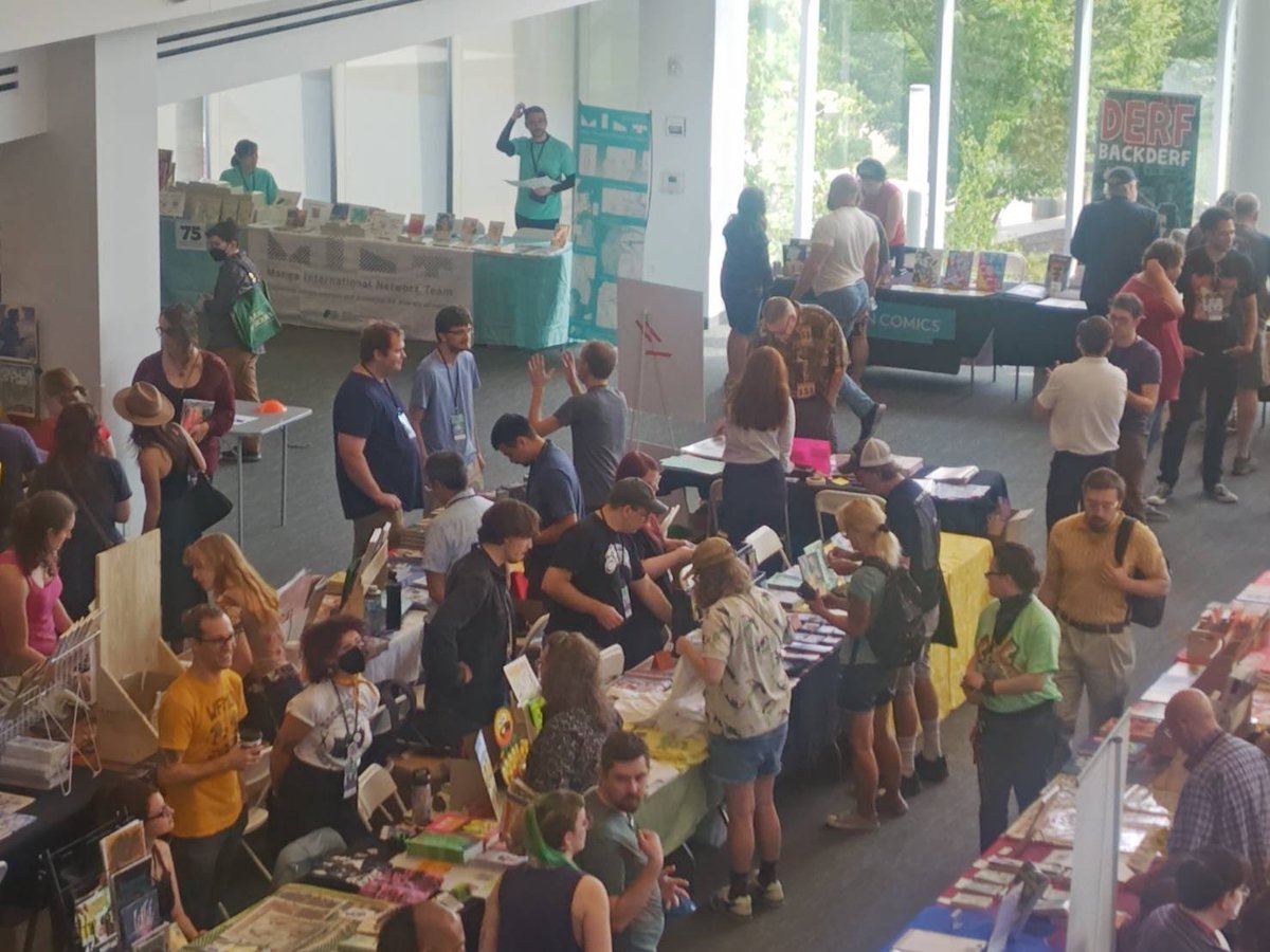 【CXC 2025 Opens!】
Cartoon Crossroads Columbus (CXC) 2025 <a href="/CXCFestival/">Cartoon Crossroads Columbus (CXC)</a> has just kicked off today! The MINT project has a table at the Columbus Metropolitan Library. Come by and meet artists Keita Katsushika <a href="/ktsksketch/">かつしか けいた　KATSUSHIKA Keita</a> and Marco Kohinata <a href="/MARU_CO_415/">小日向まるこ</a>.

#MINT #Mangacreators2025