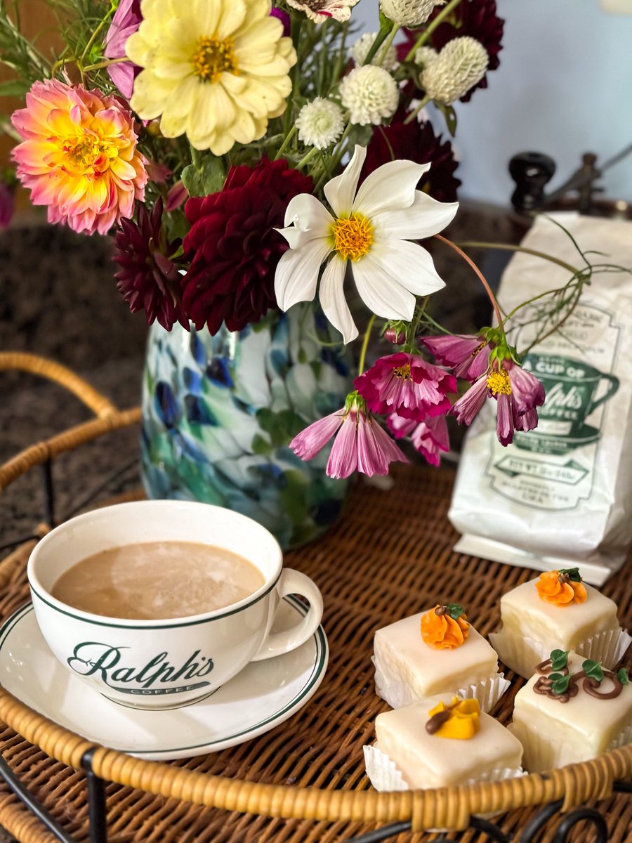 Jen_W_Jones's tweet photo. Enjoying a slow Saturday while the hubby &amp; son are out in the pasture working . I’ve managed some laundry &amp; some garden puttering, but the sweetest part of my morning has been soaking up scripture with a side of petit fours from Edgars in Mountain Brook.

#weekend #saturday https://t.co/SMpZJLtrKI