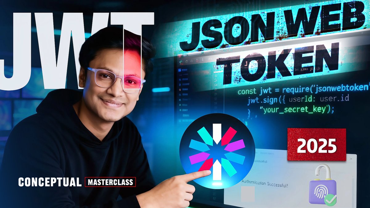 logicbaselabs's tweet image. 🔐 Learn What JWT (JSON Web Token) is and why it’s essential for authentication &amp;amp; authorization in modern web apps. Perfect for developers using React, Next.js, Node.js &amp;amp; MERN stack. Secure your APIs with JWT today!

🔗 Video link - youtu.be/6drpx_QcMdg