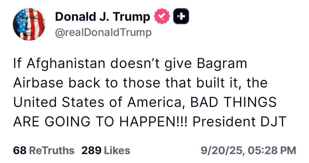 Trump ran his election campaign over ‘No War’, just to threaten Afghanistan over a potential invasion.
