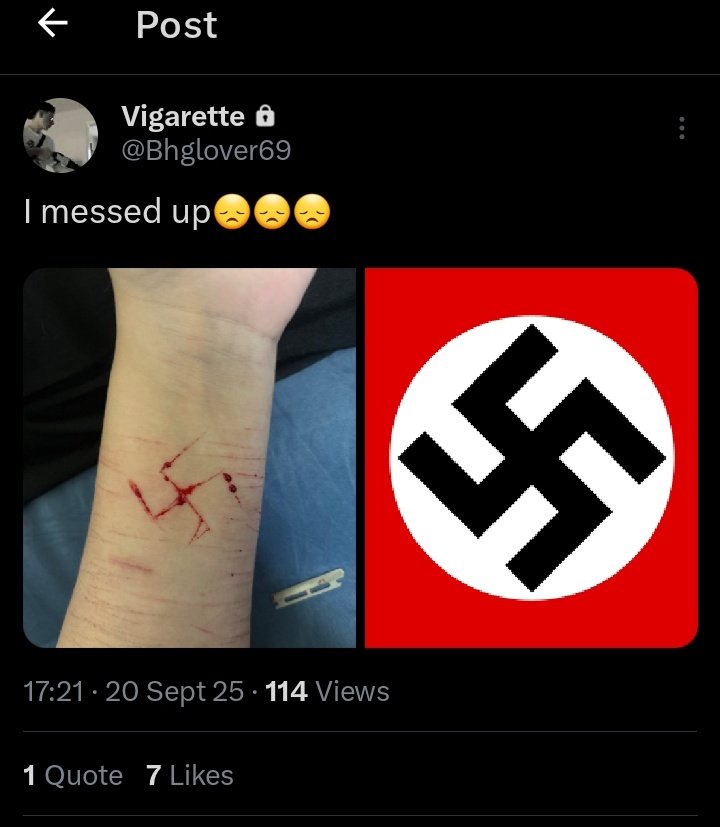 What the actual fuck I need to start checking profiles more
