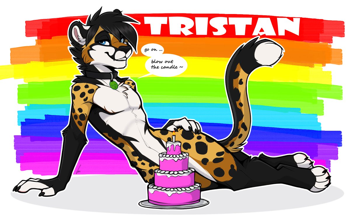 Schwolfen24's tweet image. Happy Birthday, Tristan!

#furryartists #furry #furryartworks