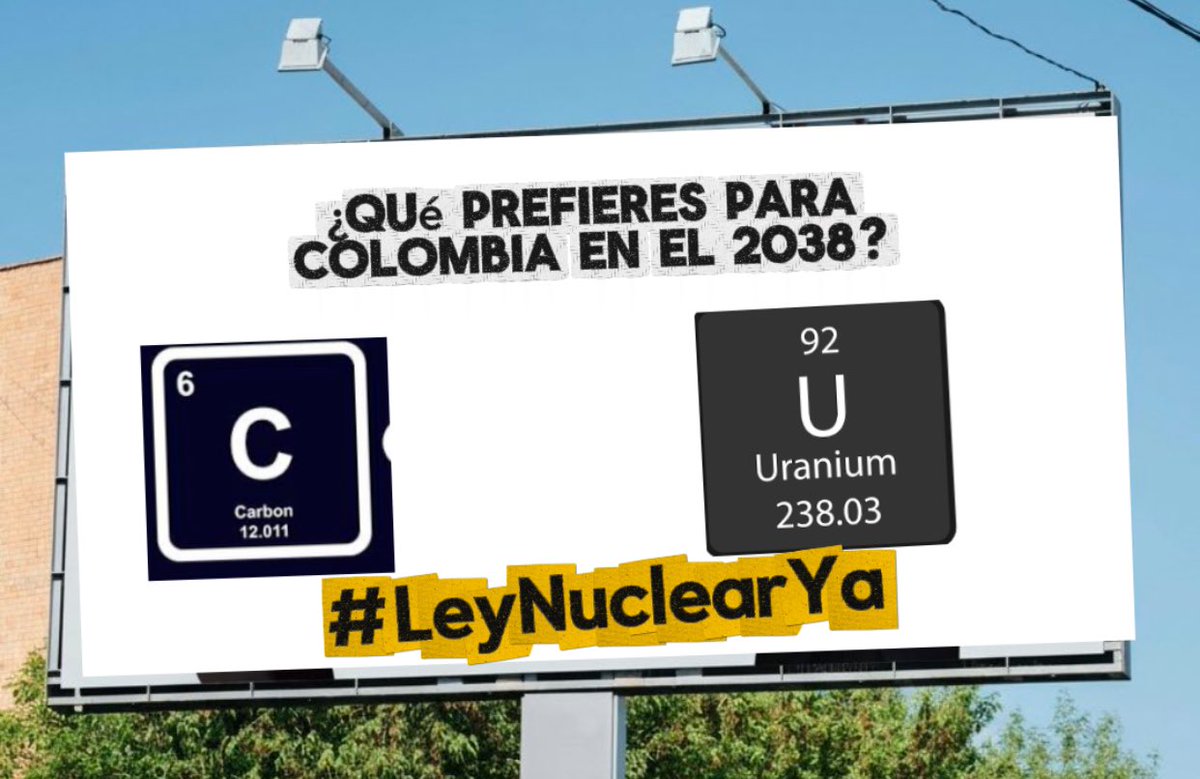 ¿Qué prefieres para Colombia en el 2038? #LeyNuclearYa