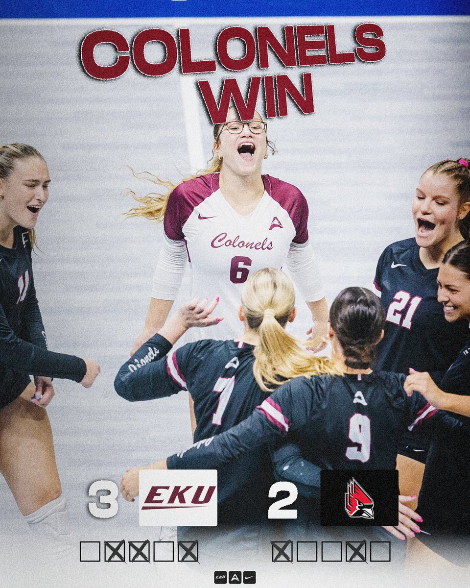 Colonels close out non-conference schedule with road win over Ball State!
#RISE