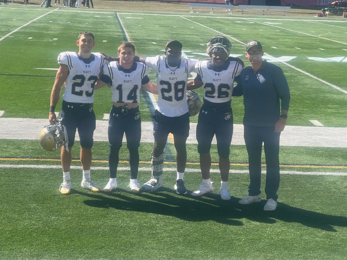 Wyatt Keyt scored his first College Sprint Football Touchdown for Navy in their 40-7 victory over Cornell! 
<a href="/WestJeff_AD/">West Jeff Athletics</a>