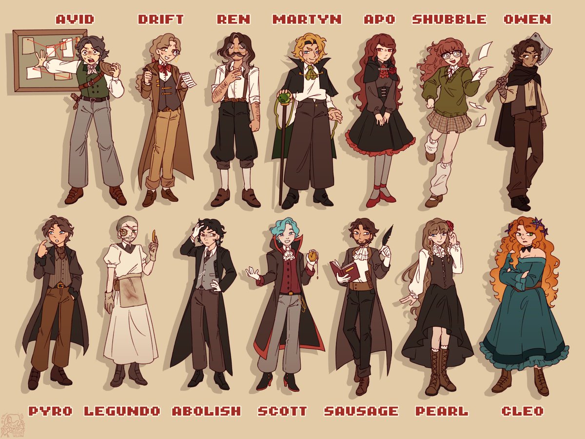 Vampires smp is SO fun so far and it introduced me to a lot of creators I haven't watched before, so I wanted to try my hand at drawing everyone :D #VampiresSMP #vampiressmpfanart