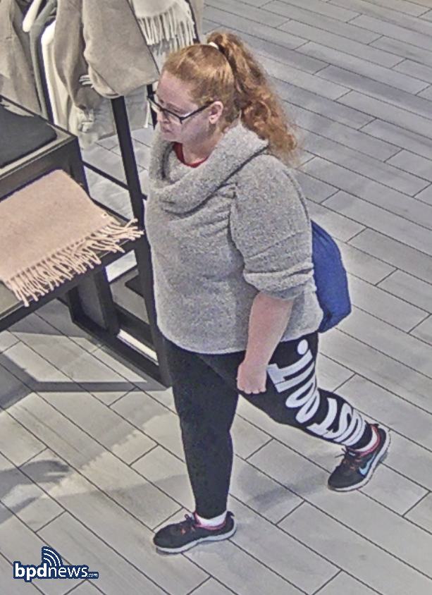 bostonpolice's tweet photo. BPD Community Alert: Detectives Seek Public’s Help Identifying Suspect in Larceny from Prudential Center Store https://t.co/0h6qpZTND2 https://t.co/wF7SDzIkhp