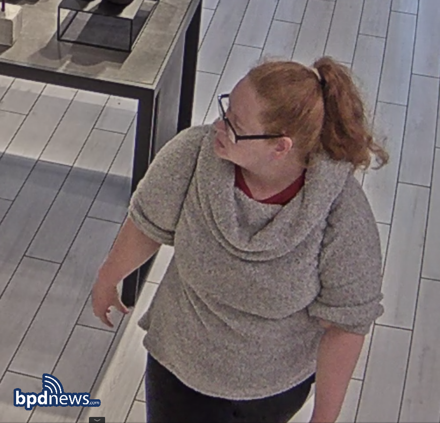bostonpolice's tweet photo. BPD Community Alert: Detectives Seek Public’s Help Identifying Suspect in Larceny from Prudential Center Store https://t.co/0h6qpZTND2 https://t.co/wF7SDzIkhp