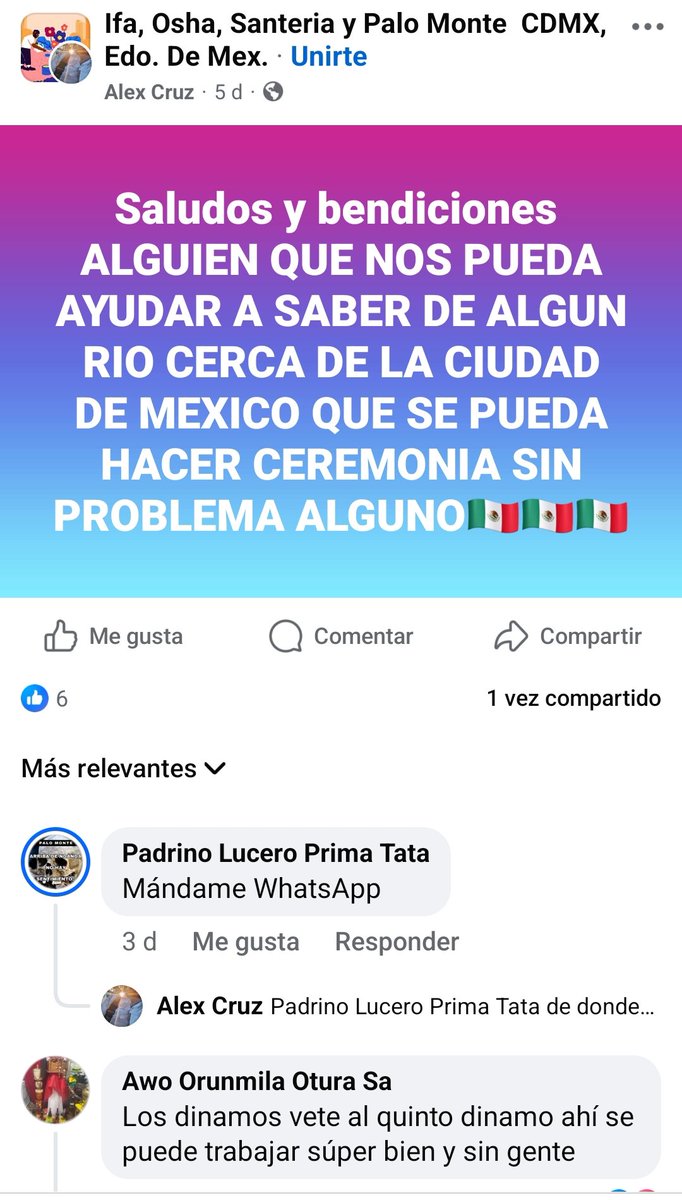 En los dinamos de la alcaldía <a href="/ALaMagdalenaC/">Alcaldía La Magdalena Contreras</a> acuden #SanterosCriminales para realizar sacrificios con animales lo cuál constituye un deliti, con esta publicación se confirma que lo realizan en el 5o Dinamo. Atención <a href="/UCS_GCDMX/">Unidad de Contacto del Secretario SSC CDMX</a> <a href="/fiscaliacdmx_/">fiscalia cdmx</a> #NoticiaCriminal CCP. <a href="/ClaraBrugadaM/">Clara Brugada Molina</a>