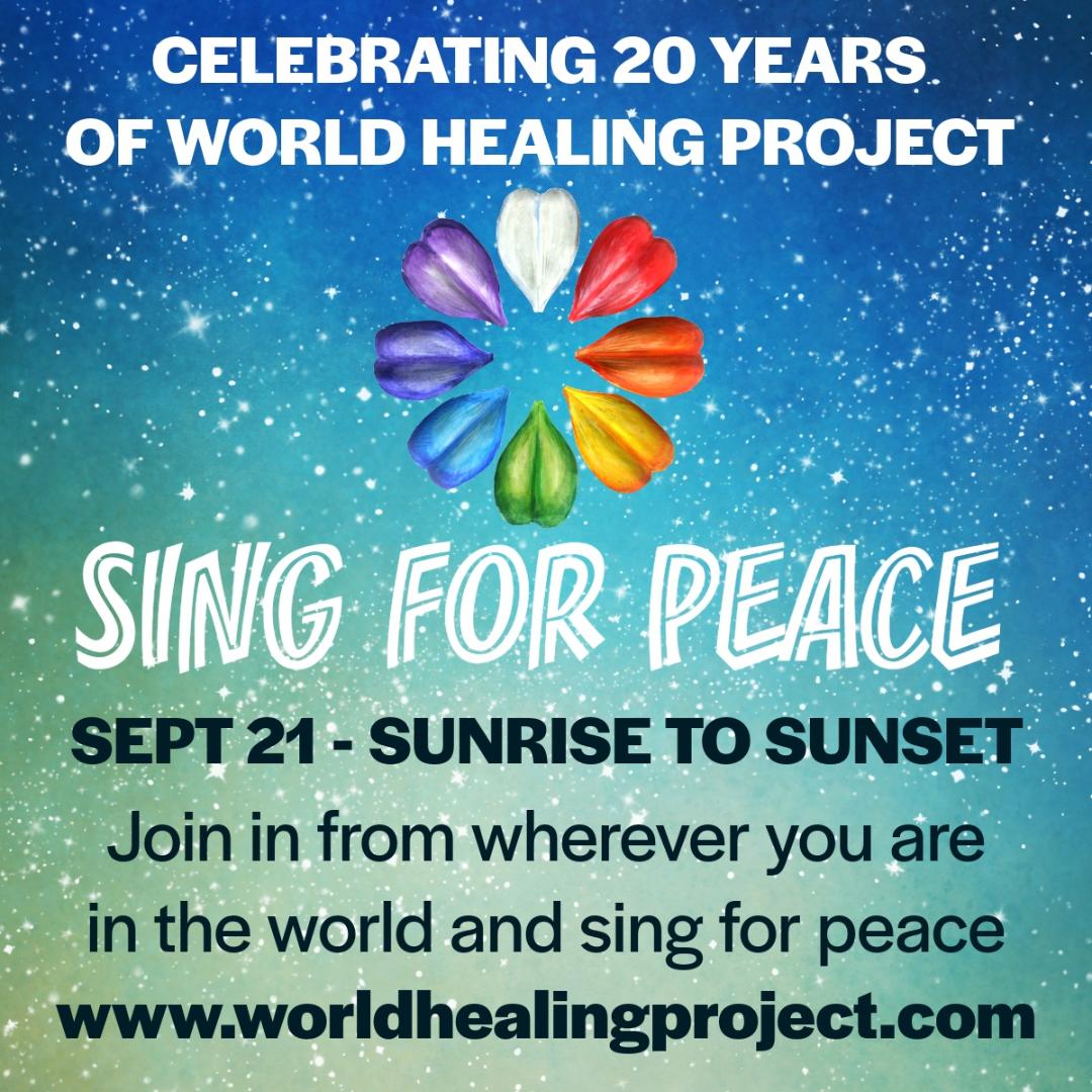 As 'Divine Energy' (the latest music video from the UNITY album) drops at sunrise on World Peace Day - Sept 21st - we start a perpetual choir to sing for peace until sunset.  youtube.com/watch?v=OktZcu…