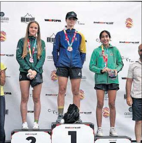 Felicitem a l'ABRIL FARRUS, esportista lleidatana,  per haver quedat Campiona d'Espanya Sub 17 d' Escalada en bloc, en la competició celebrada a Madrid.
Gràcies Abril per fer allargar l'ombra d'èxits,  de l'Esport Femení Lleidatà. !