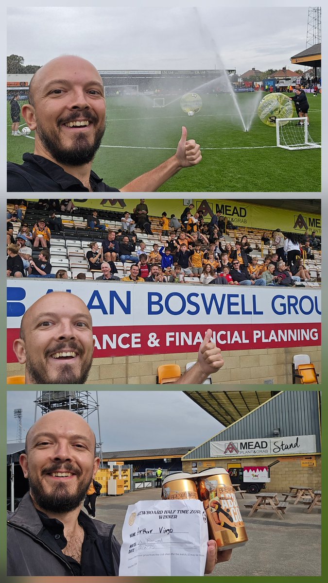 arthurvirgo's tweet image. A good win @CambridgeUtdFC with fantastic match day experience for a family birthday party meeting mascots, playing football on the turf, flag waving the players on the pitch, &amp;amp; claiming half-time show announcement said I won big money as well as a case of Abbey Gold @BrewBoard!