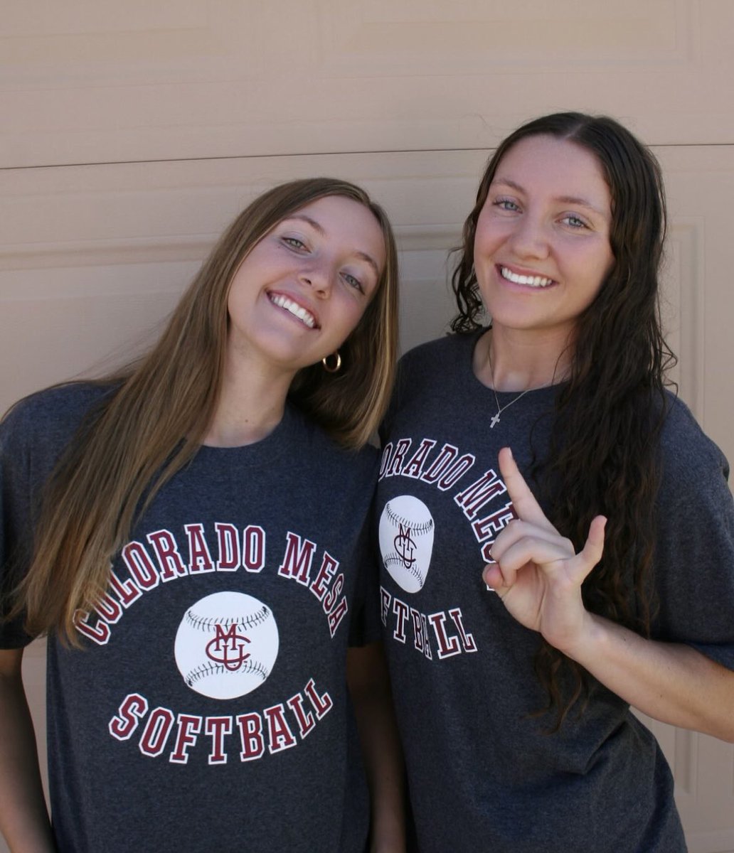 CDSAztecSoftbal's tweet image. A HUGE CONGRATULATIONS to our favorite twins, @Brooke26Sheehan and @jamisheehan2026, for their commitment to play 🥎 and continue their education at Colorado Mesa University. We are SOO PROUD of you both! 💛🤍 #GoMavericks @CdS_Aztecs @cds_equipment @AZStormSheehan