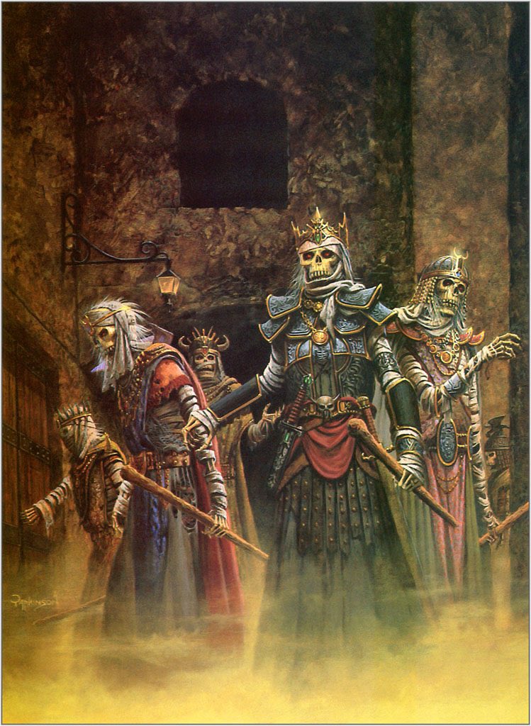 If you see this, post some undead.

🖼️ Keith Parkinson - D&amp;D Gods of Lankhmar
