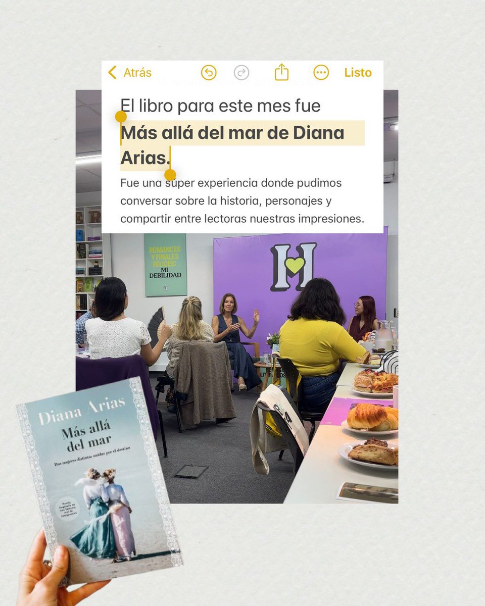 paoalbornozf's tweet image. Esta semana siendo parte de Club de Lectura historias que enamoran de @penguinlibrosar. Conociendo sobre Más allá del mar de Diana Arias.