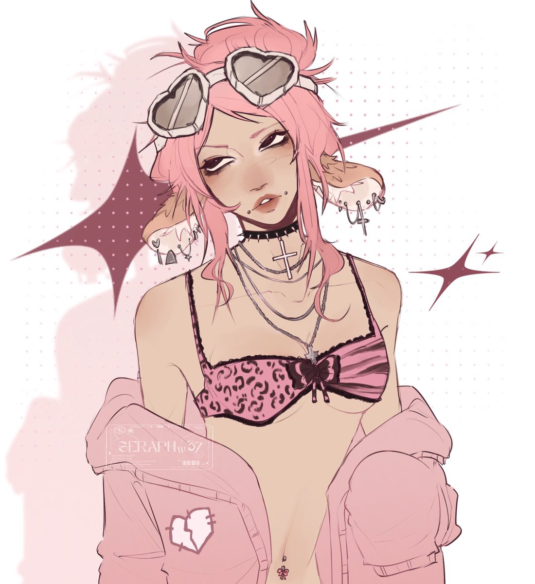 seraphw37's tweet image. 🪱🐑🎀 #artmoots #ocadopt