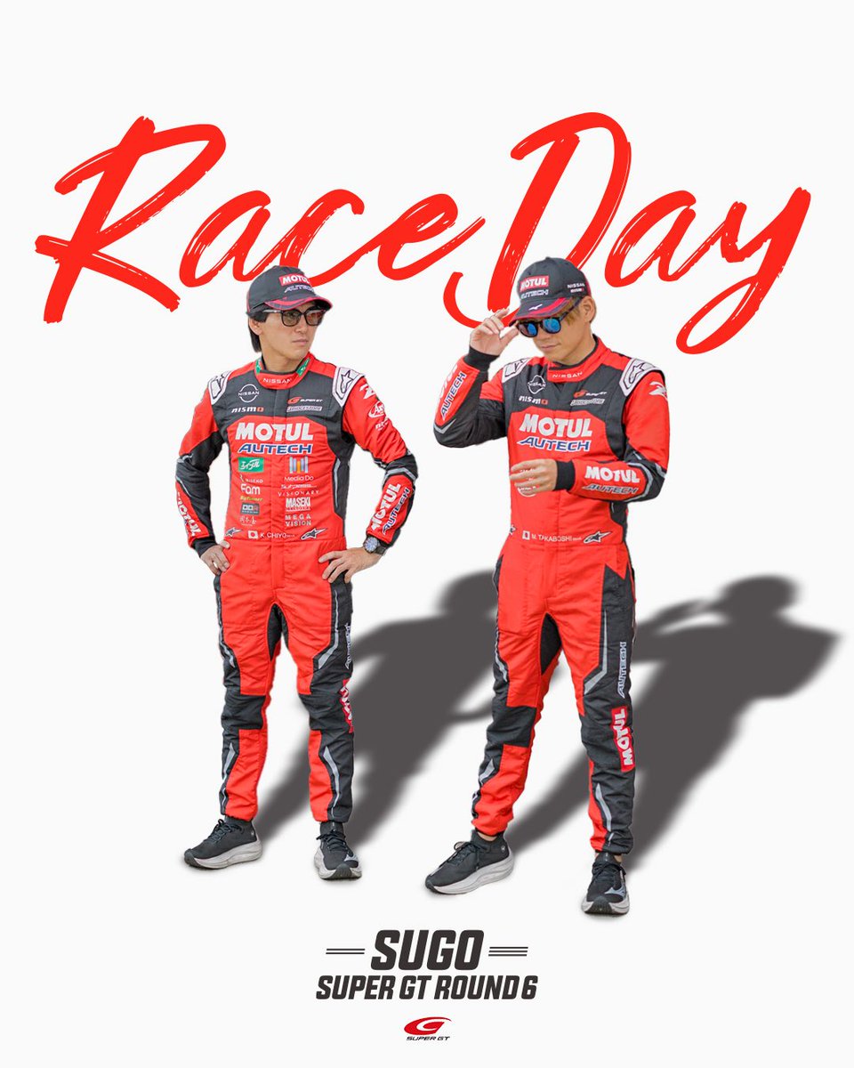 chiyokatsumasa's tweet photo. It’s Race Day!
#SUPERGT #Rd6 #SUGO
#NISSAN #NISMO https://t.co/lmDwEdSB8r