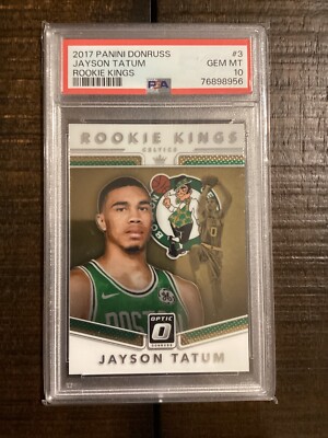 Panini Optic Jayson Tatum テイタム RC ホロカード Jayson Tatum 2017 Optic #3 The Rookies - Holo Price Guide