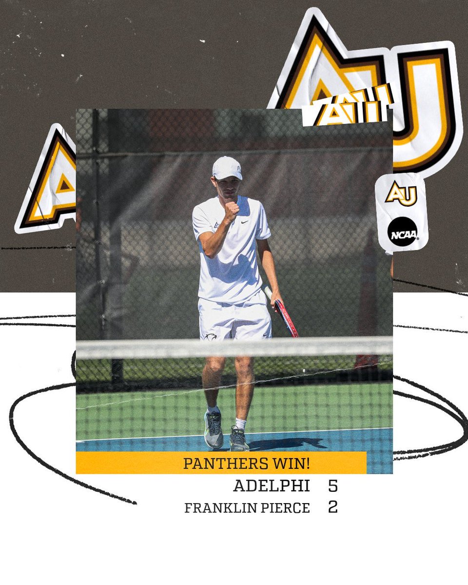 AdelphiTennis's tweet image. ✌️ wins for the Cats! 🐈⬛